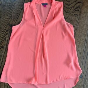 Sleeveless Coral Blouse * New Condition